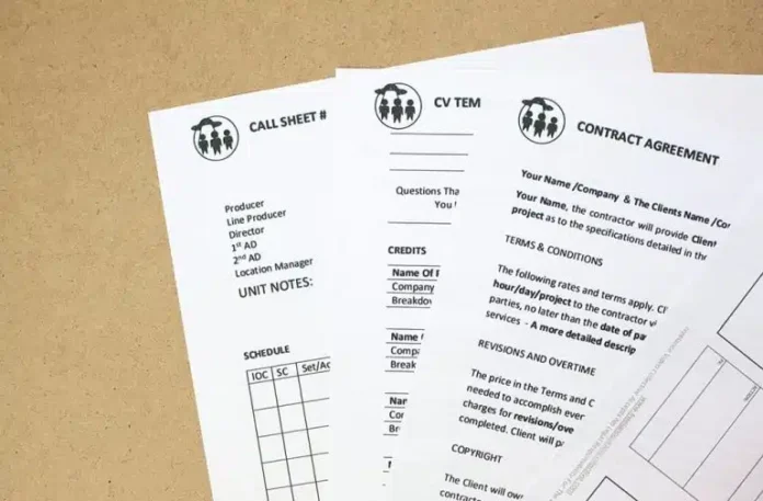 Film production documents