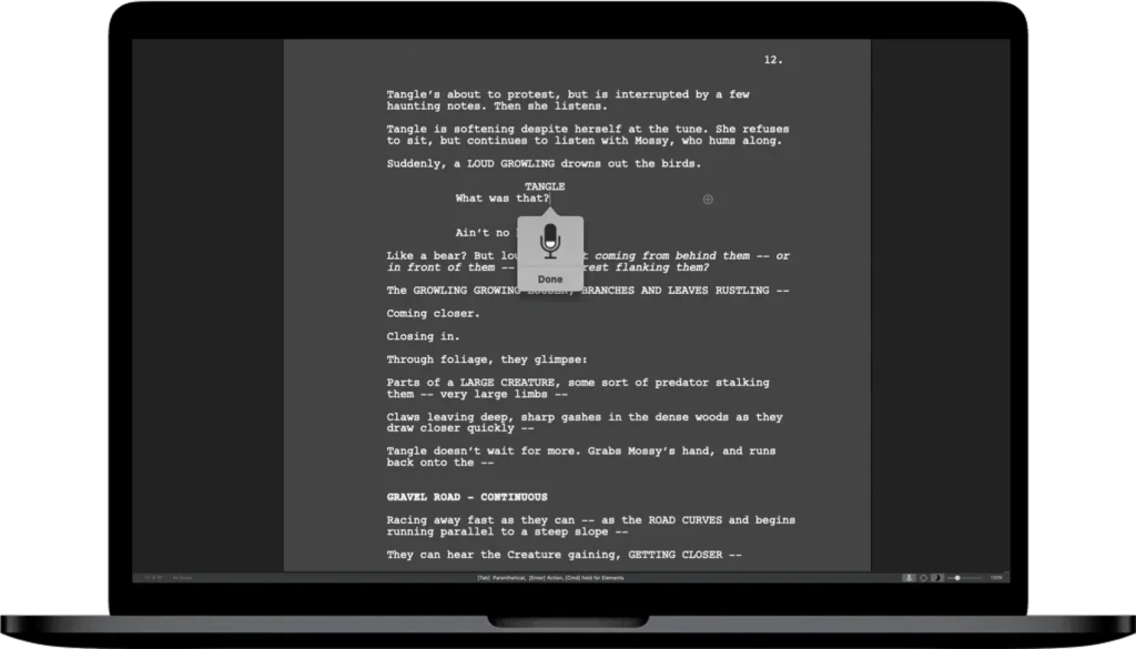 Screenplay with Final Draft